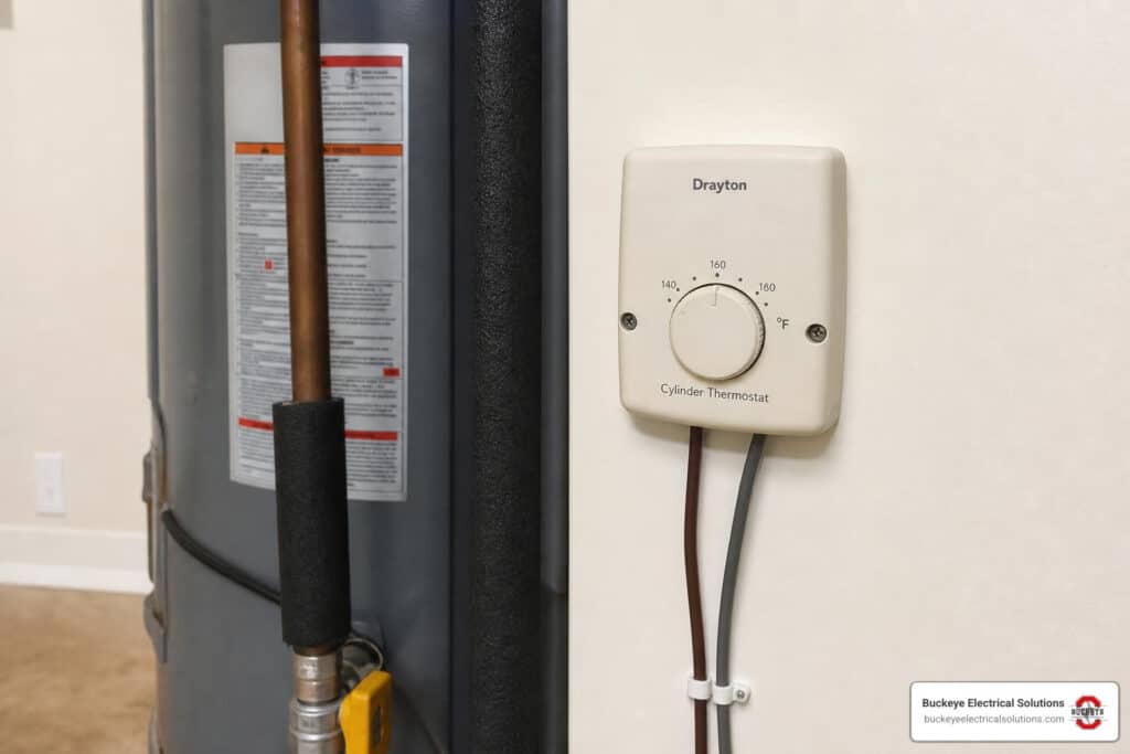 Drayton cylinder stat wiring diagram on hot water cylinder
