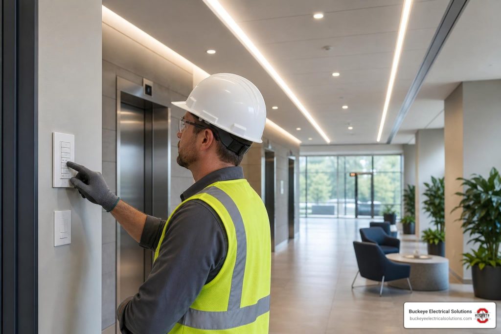 business electric contracts commercial facility energy efficient lighting