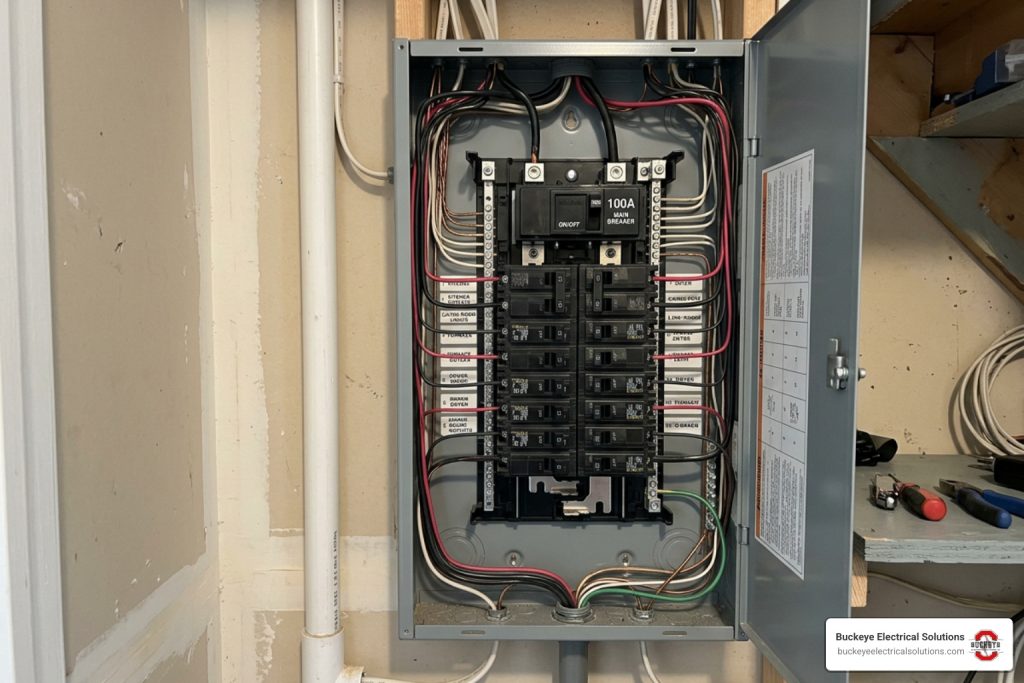 100 amp residential service panel