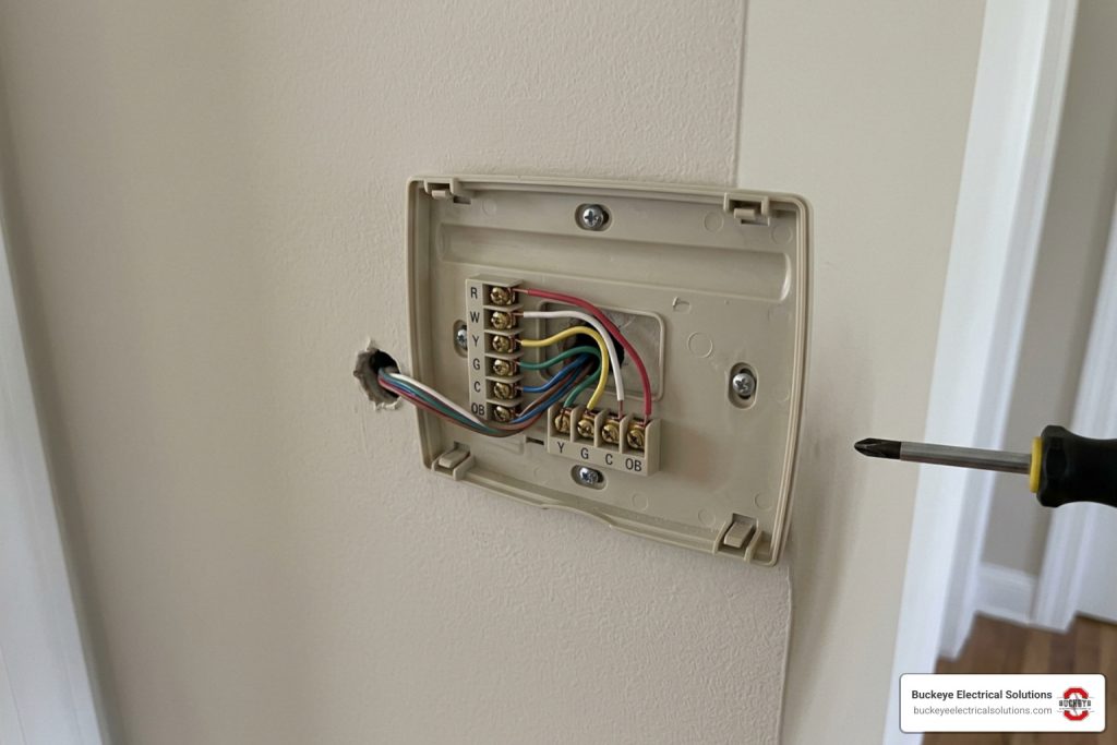 thermostat wire configuration