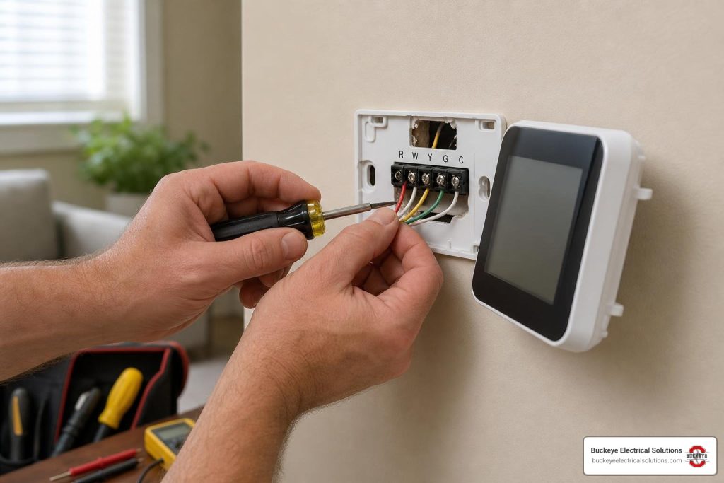 thermostat wiring connections